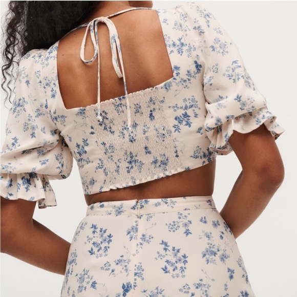 Reformation Fiona Two Piece in Lula Floral - Picture 3 of 15